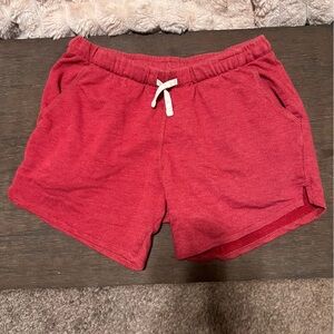 ASOS Women's Red Athletic Shorts
